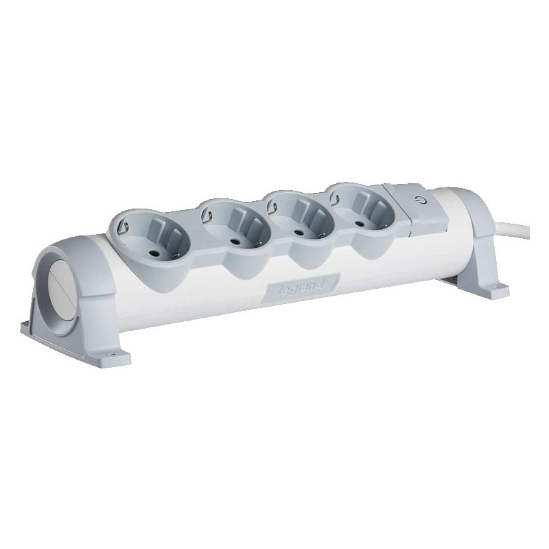 BASE MULTIPLE LEGRAND 4X2P+T 1,5MT C/INT BL