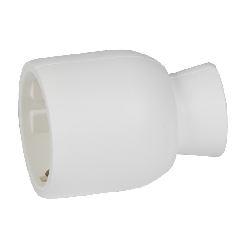 BASE MOVIL 2P+T PVC BLANCA