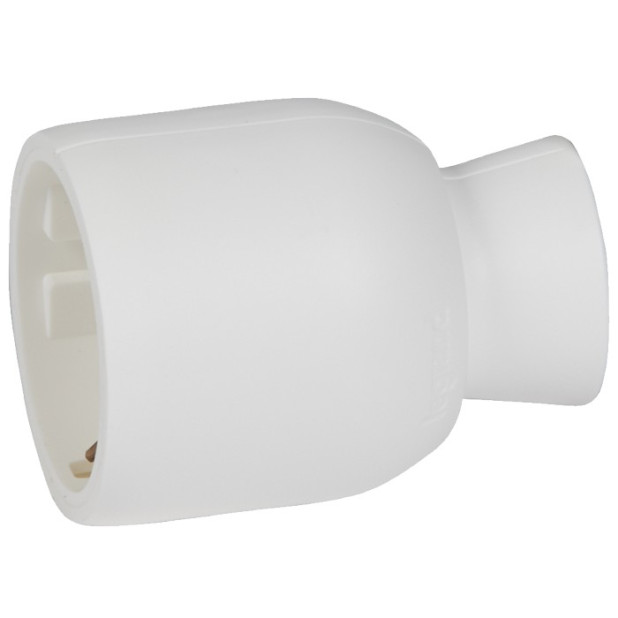BASE MOVIL 2P+T PVC BLANCA