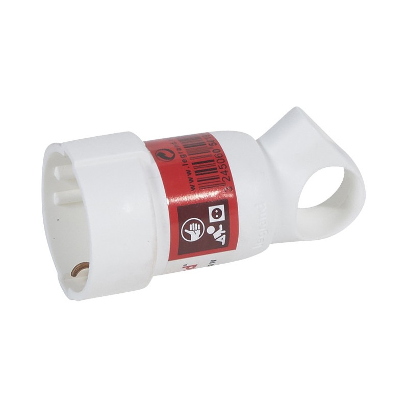 BASE 2P+T 16A C/TIRADOR BLANCO GSB