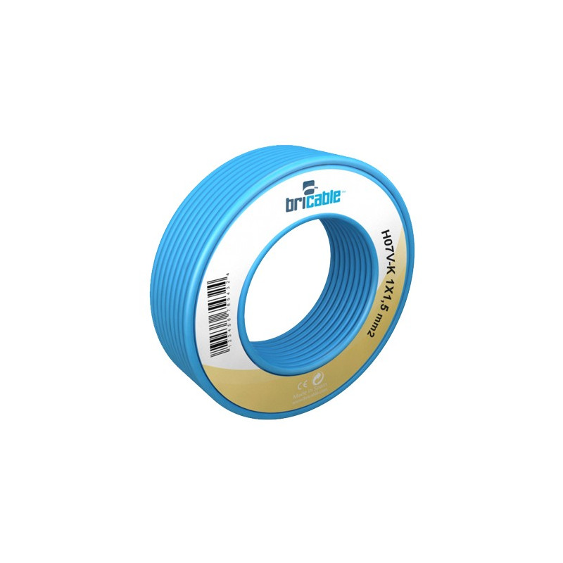 CABLE 1x2,5 H07V-K AZUL R.100M (por Metro)