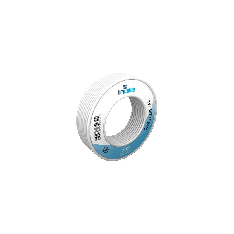 CABLE TV 21 BLANCO (ROLLO 10MTS)