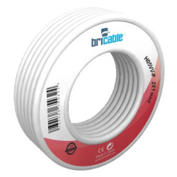 CABLE MANGUERA H05VV-F 3Gx1,5 BLANCO (ROLLO 25MTS)