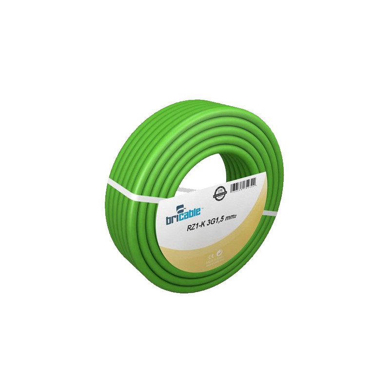 CABLE RZ1-K 3Gx1,5 0,6/1KV LIBRE HALOG. R.100 (Por Metros)