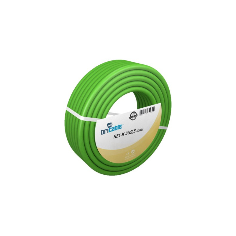 CABLE RZ1-K 3Gx2,5 0,6/1KV LIBRE HALOG. R.100 (Por Metros)