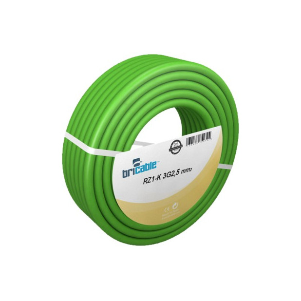 CABLE RZ1-K 3Gx2,5 0,6/1KV LIBRE HALOG. R.100 (Por Metros)