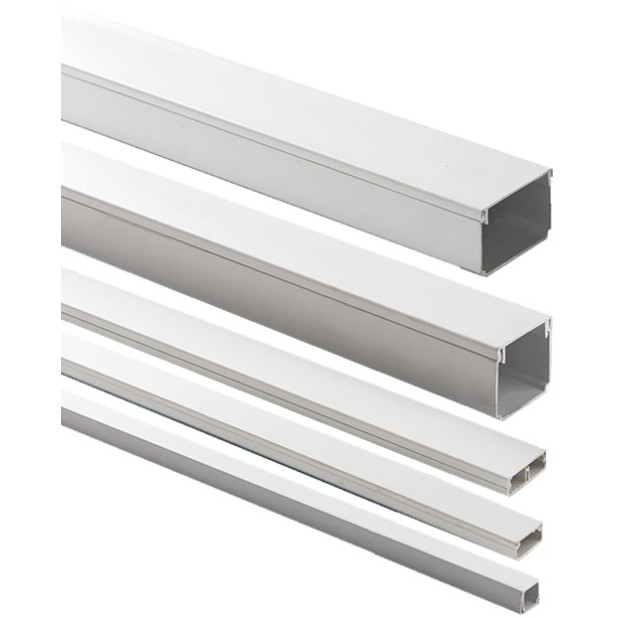 MINICANAL 16X16 ADHESIVO BLANCO 2MTS