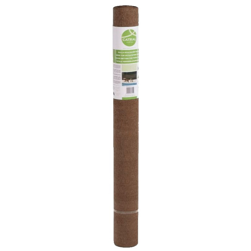 MALLA OCULTACION TOTAL 1x50M BREZO
