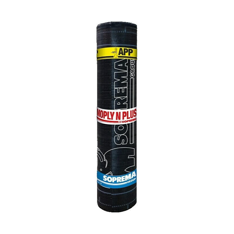 TELA ASFALTICA MOPLY N PLUS FV 3KG 13X1MTS.