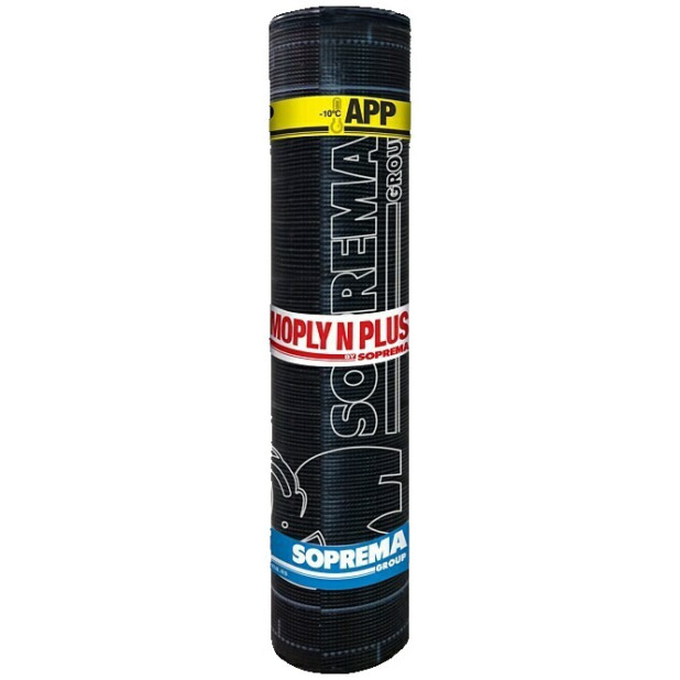 TELA ASFALTICA MOPLY N PLUS FV 3KG 13X1MTS.