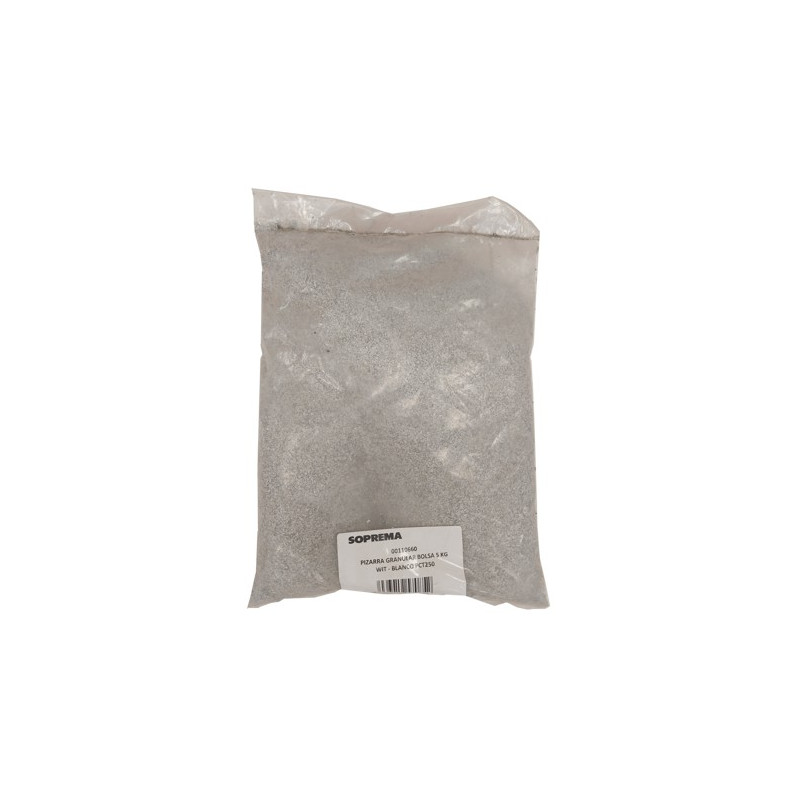SACO PIZARRA BLANCA GRANO 5KG