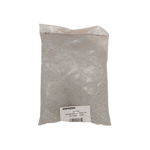 SACO PIZARRA BLANCA GRANO 5KG