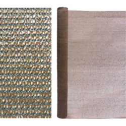 MALLA OCULTACION 80% EXTRANET 1x50MTS MARRON