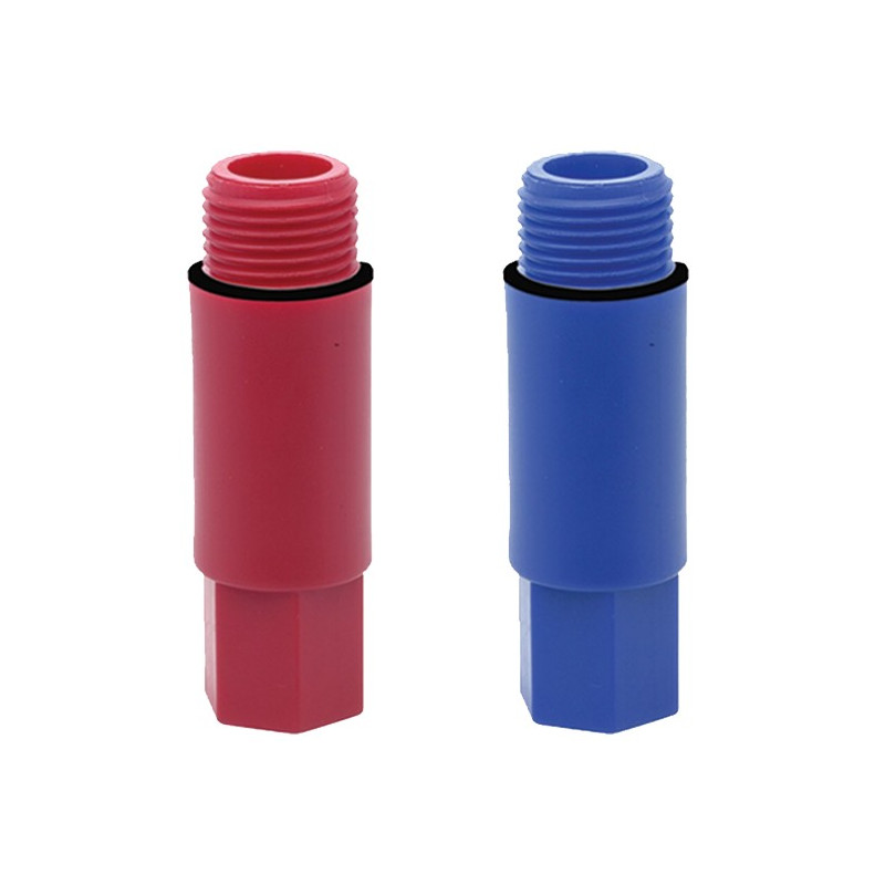 TAPON PRUEBA ROJO/AZUL C/JUNTA 1/2