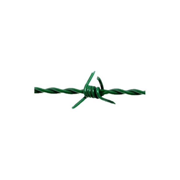 ALAMBRE ESPINO PLASTIFICADO 250MTS (10 CM)