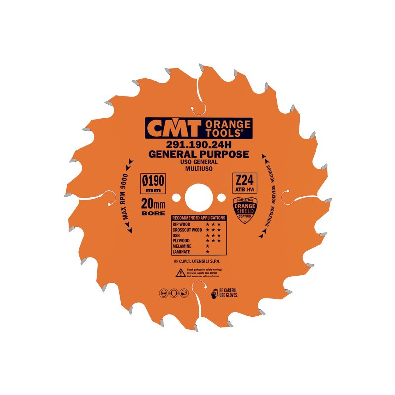 SIERRA CIRCULAR CMT 190x2,6x20 Z-24