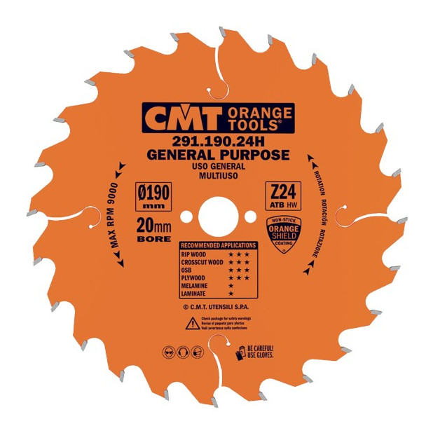 SIERRA CIRCULAR CMT 190x2,6x20 Z-24