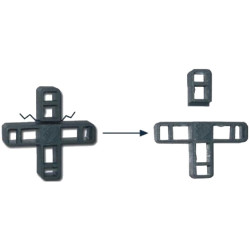 BOLSA CRUCETAS 10mm. 300 PZAS.