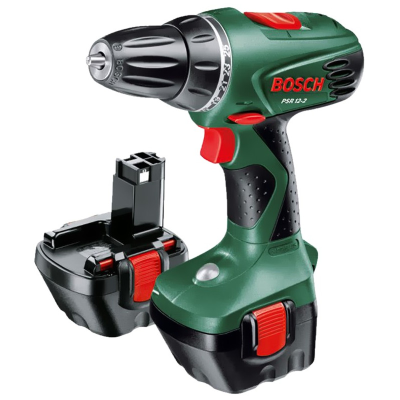 ATORNILLADOR BOSCH PSR 12-2+2 BATERIAS