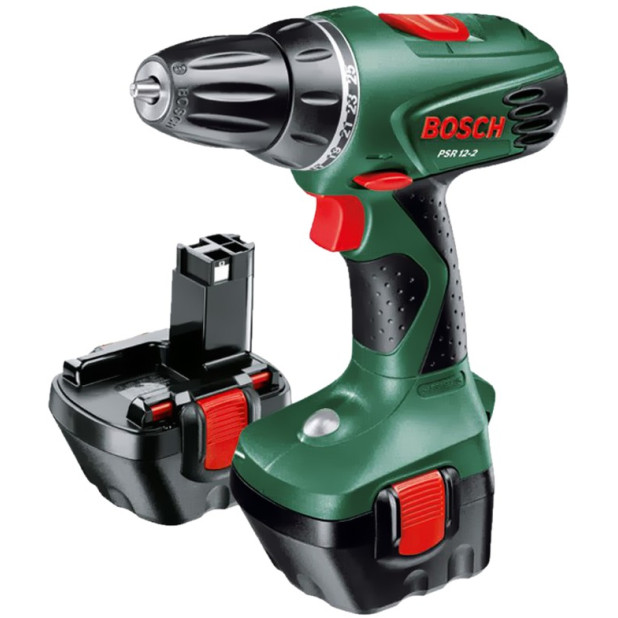 ATORNILLADOR BOSCH PSR 12-2+2 BATERIAS