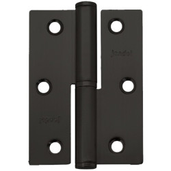 BISAGRA HIERRO NEGRO CUADR.80x60x2.5 DCHA