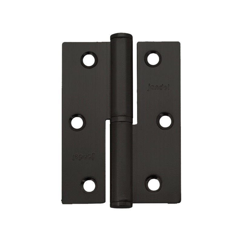 BISAGRA HIERRO NEGRO CUADR.80x60x2.5 DCHA