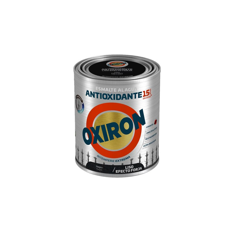 OXIRON AL AGUA LISO EFECTO FORJA NEGRO 750ML