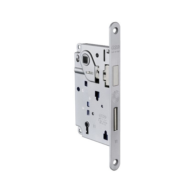 CERRADURA AGB P/CILINDRO CROMO OPACO