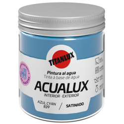 ACUALUX SATINADO AZUL CYAN 75ML