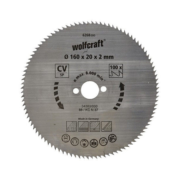 SIERRA WC. CIRCULAR 130x16MM.