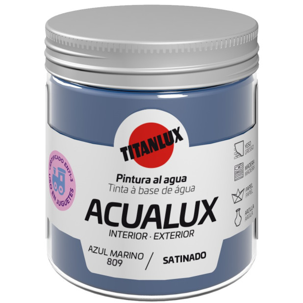 ACUALUX SATINADO AZUL MARINO 75ML