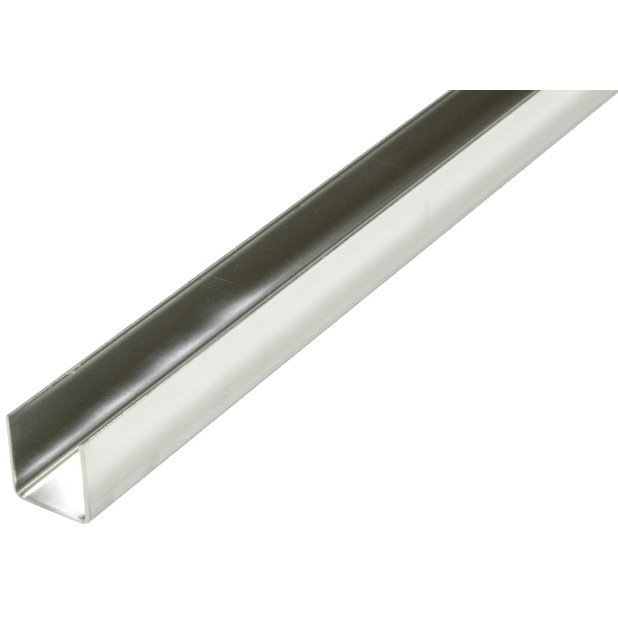 PERFIL "U" 250CM 15x15x15x1,5MM PLATA