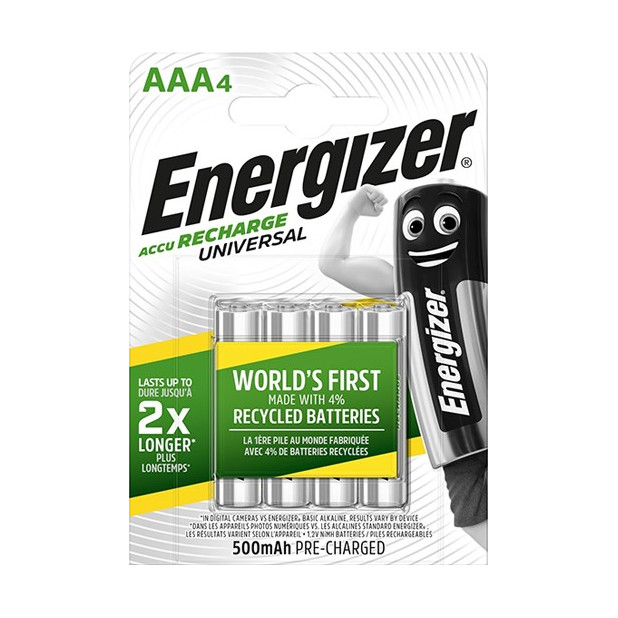 PILA RECARGABLE HR 3 AAA 500MAH B14 UNIVERSAL