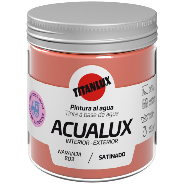 ACUALUX SATINADO NARANJA 75ML