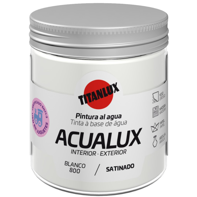 ACUALUX SATINADO BLANCO 75ML