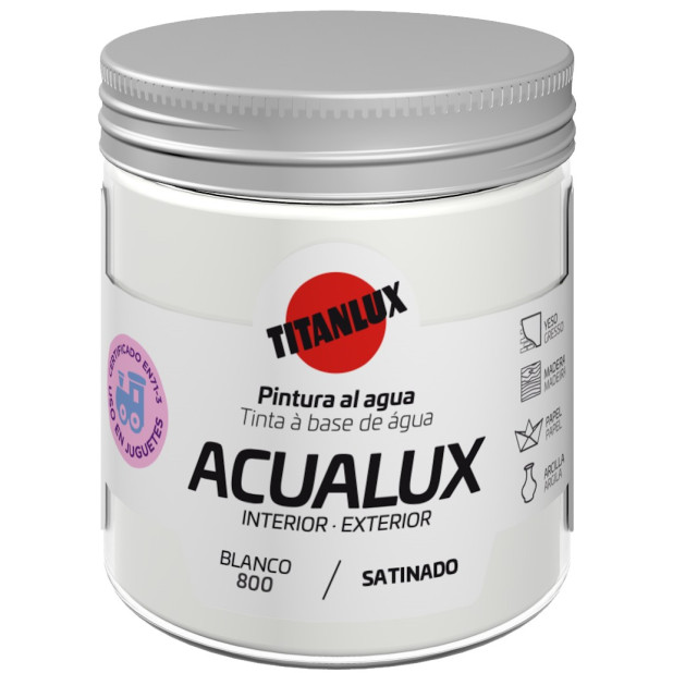 ACUALUX SATINADO BLANCO 75ML