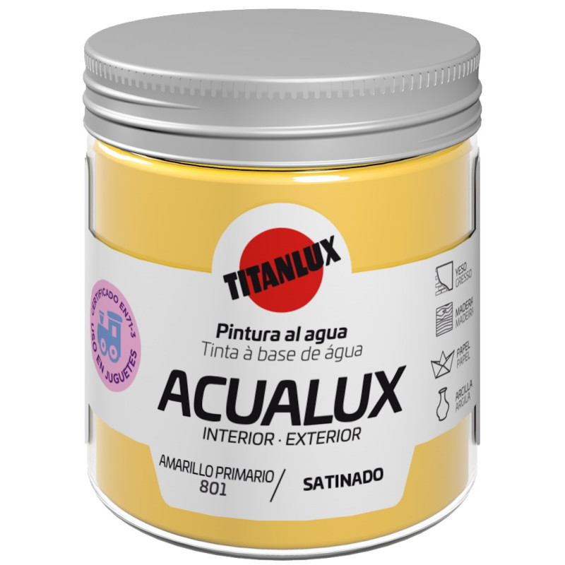 ACUALUX SATINADO AMARILLO PRIM. 75ML