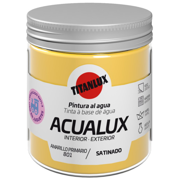 ACUALUX SATINADO AMARILLO PRIM. 75ML