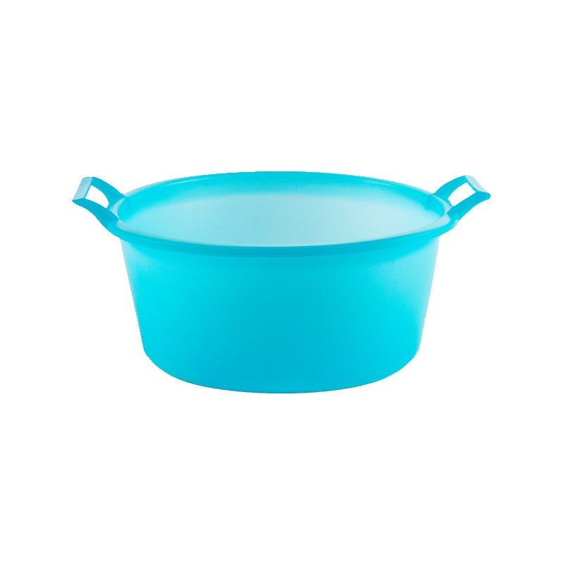 BARREÑO POLIETILENO AZUL 33CM 7LTS