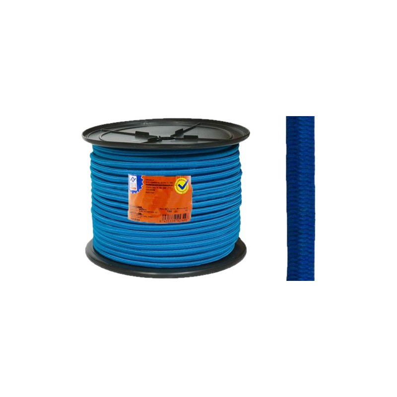 GOMA ELASTICA 6MM 200MTS. (MTS) AZUL