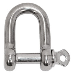 GRILLETE RECTO 8MM. 1PZAS. INOX