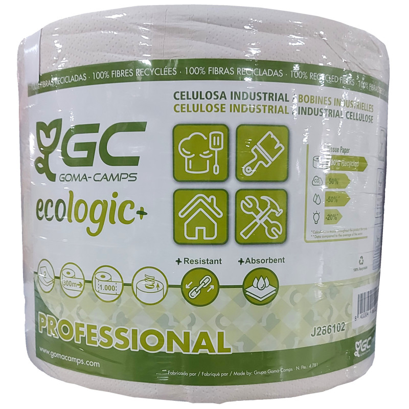 PAPEL INDUST. ECO 2CAPAS RECYC. 300M (1 und.)
