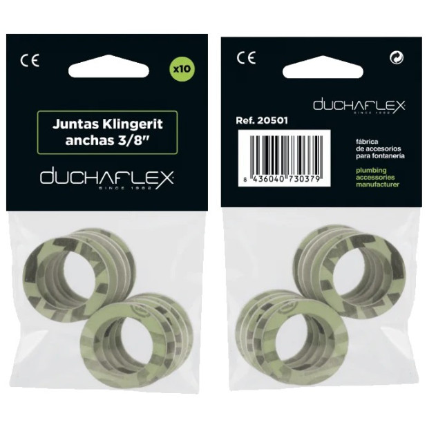 JUNTAS ANCHAS KINGLERIT 1/2" 19x11x2MM SKIN 10UDS.
