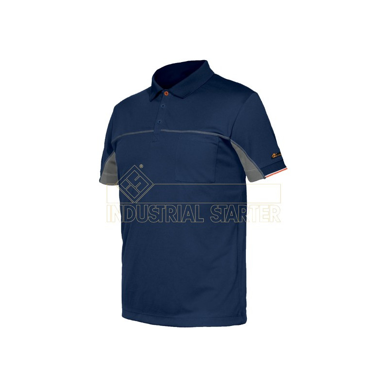 POLO EXTREME 8825B MANGA CORTA AZUL T.XL