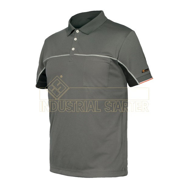 POLO EXTREME 8825B MANGA CORTA GRIS CLARO T.XXL