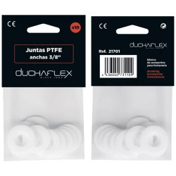 JUNTAS ANCHAS PTFE 1" 1/4 39x30x1,5MM SKIN 10UDS.