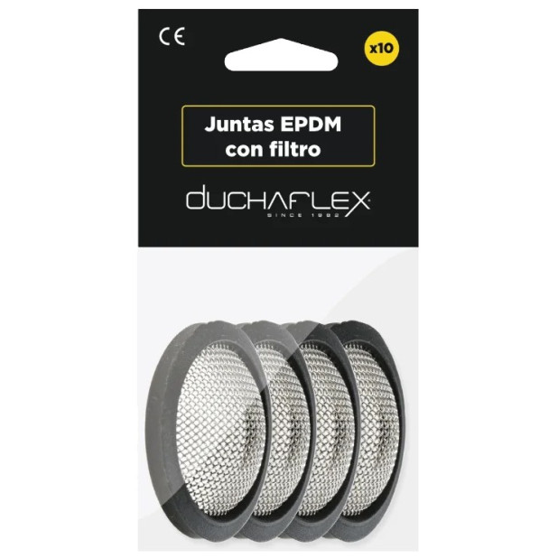 JUNTAS GOMA PLANAS CON FILTRO 3/4" 24x19,3x2,5MM  SKIN 4UDS.