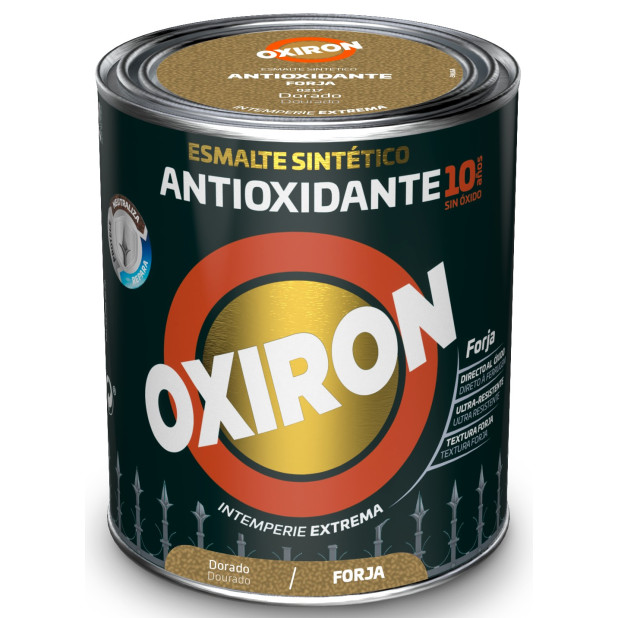 OXIRON ESMALTE FORJA DORADO 750ML