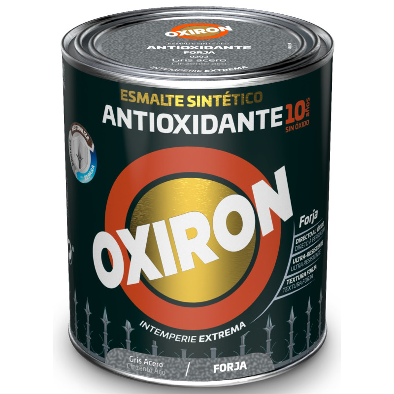 OXIRON ESMALTE FORJA GRIS ACERO 750ML
