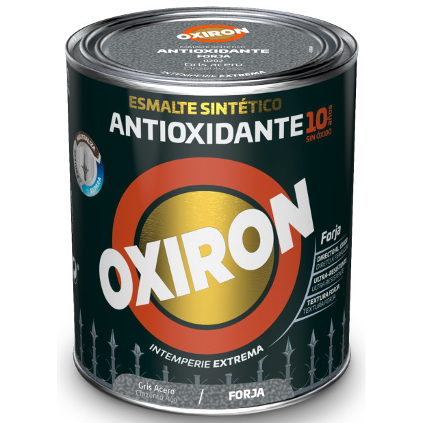 OXIRON ESMALTE FORJA GRIS ACERO 750ML